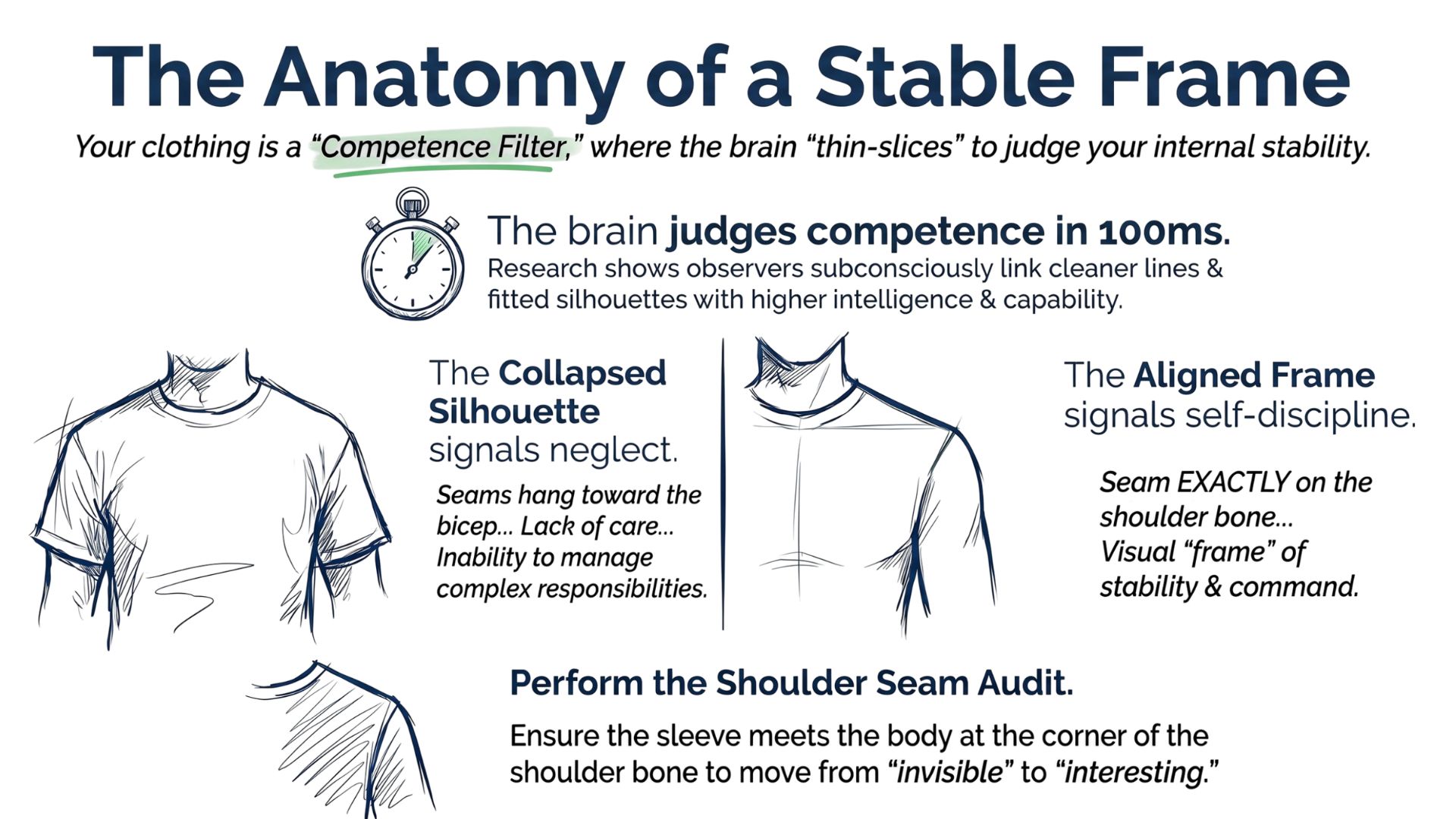 The Anatomy of a Stable Frame - The Competence Filter and Silhouette Alignment